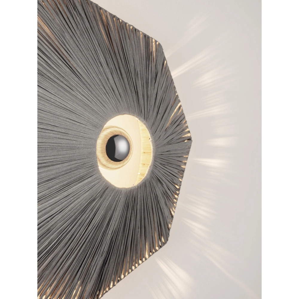Wall lamp Elvio grey Ø 45cm Lyora 5212017493897