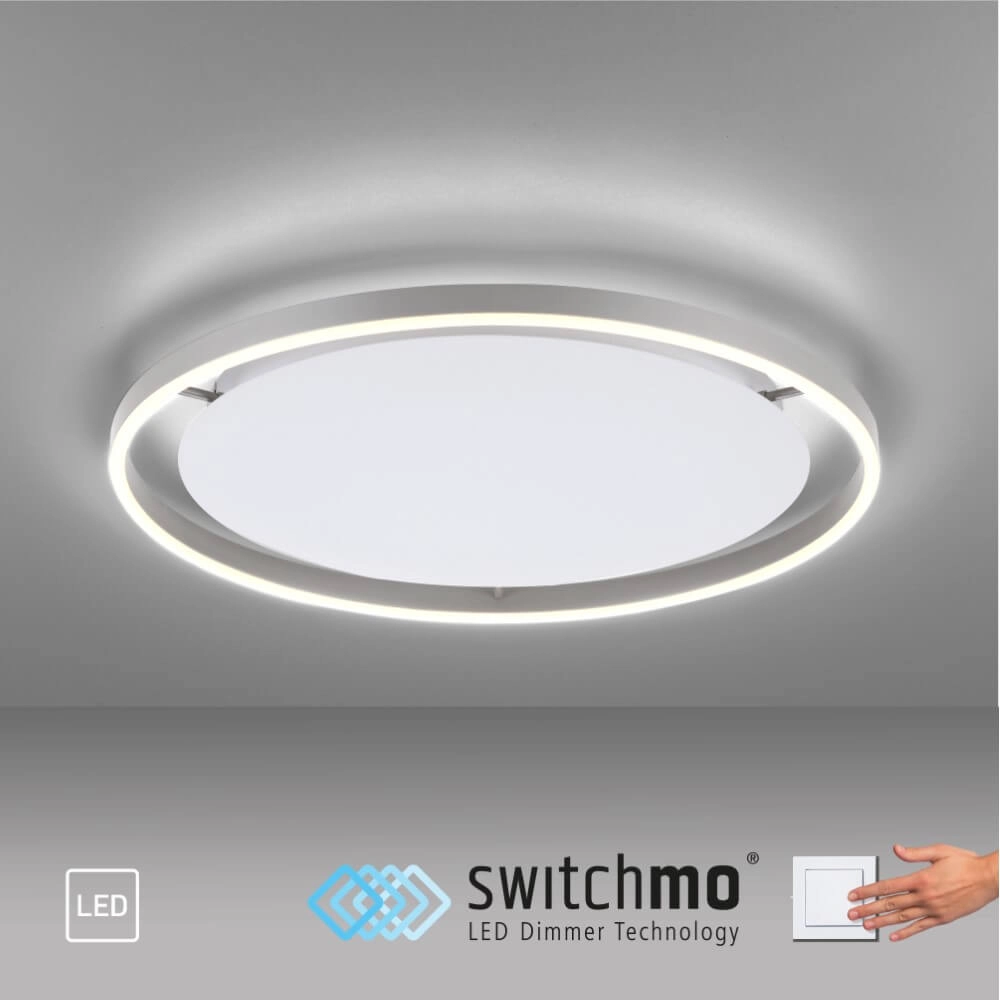 Ceiling lamp Ritus aluminium Ø 58.5cm Just Light 4043689983475