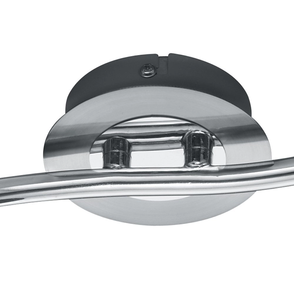 LED ceiling spot Levisto 2-light nickel matt Trio 4017807281651