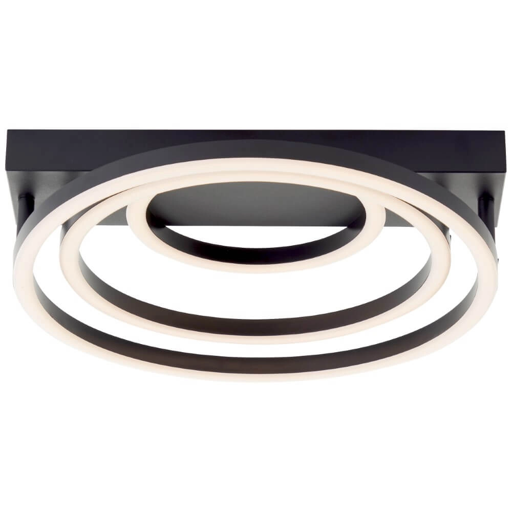 Dimmable ceiling light Pedley black Brilliant 4004353442094
