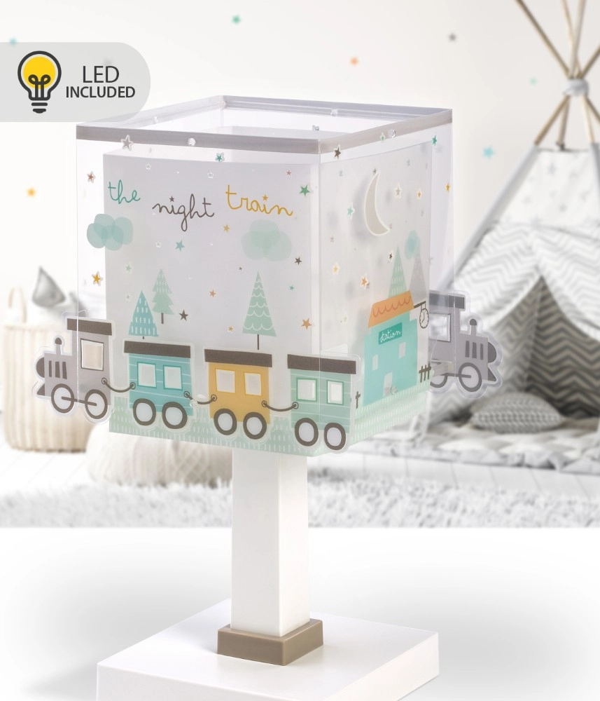 Table lamp Night Train Grey glow in the dark Dalber 8420406002507