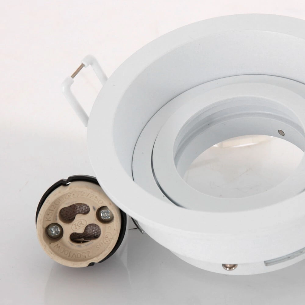 White recessed spotlight Pelite spot Ø 10cm Steinhauer 8712746152678