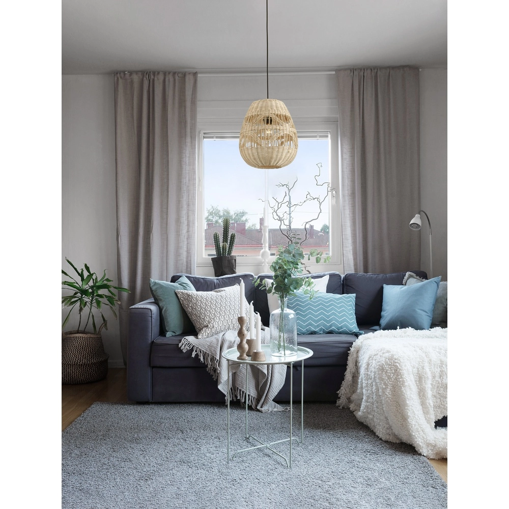 Rattan pendant lamp Marlo Ø 30cm Lyora 5212017438805