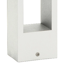 Led garden path lamp Padestal 90cm - white Albert 4007235822526