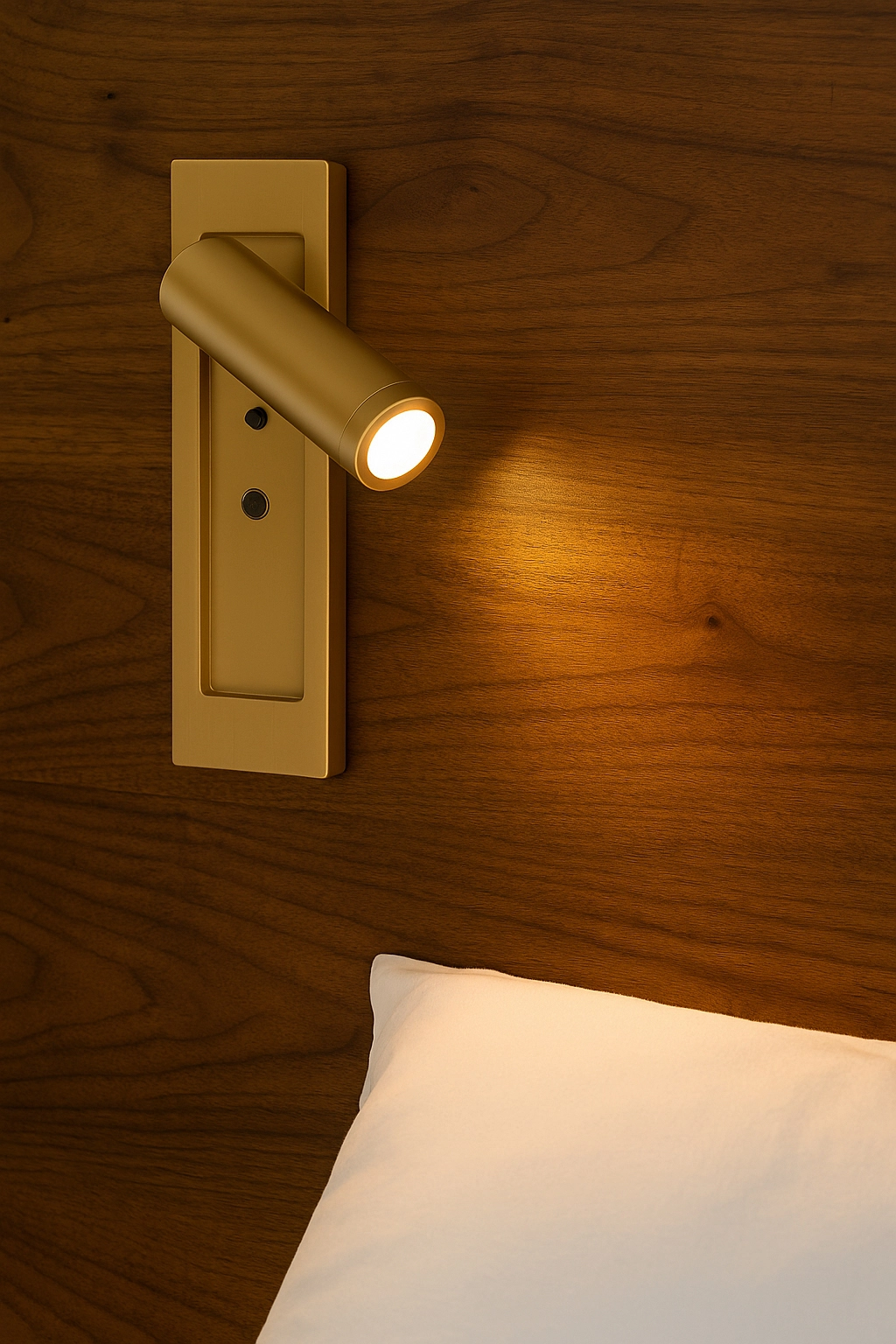 Bedside lamp Marylebone built-in gold Lyora 5053423311906
