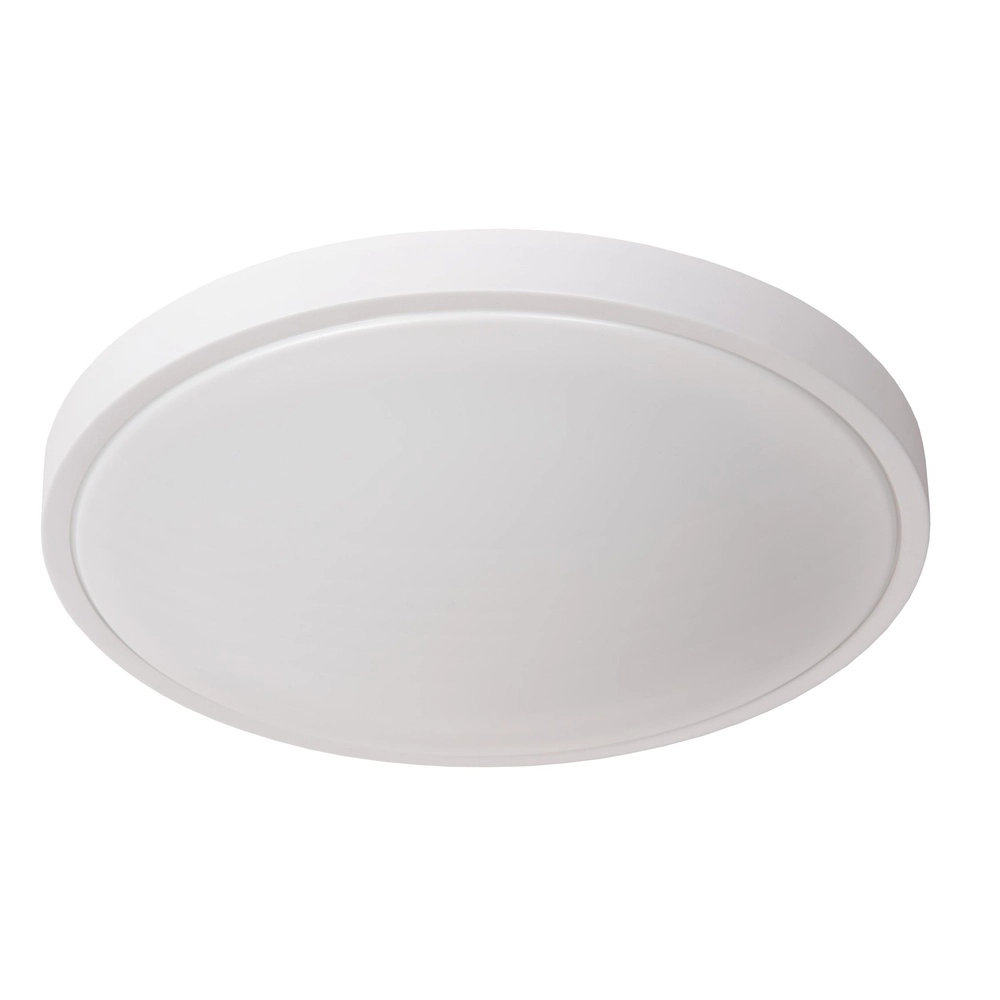 White ceiling light Dasher Ø 41cm IP44 for bathroom