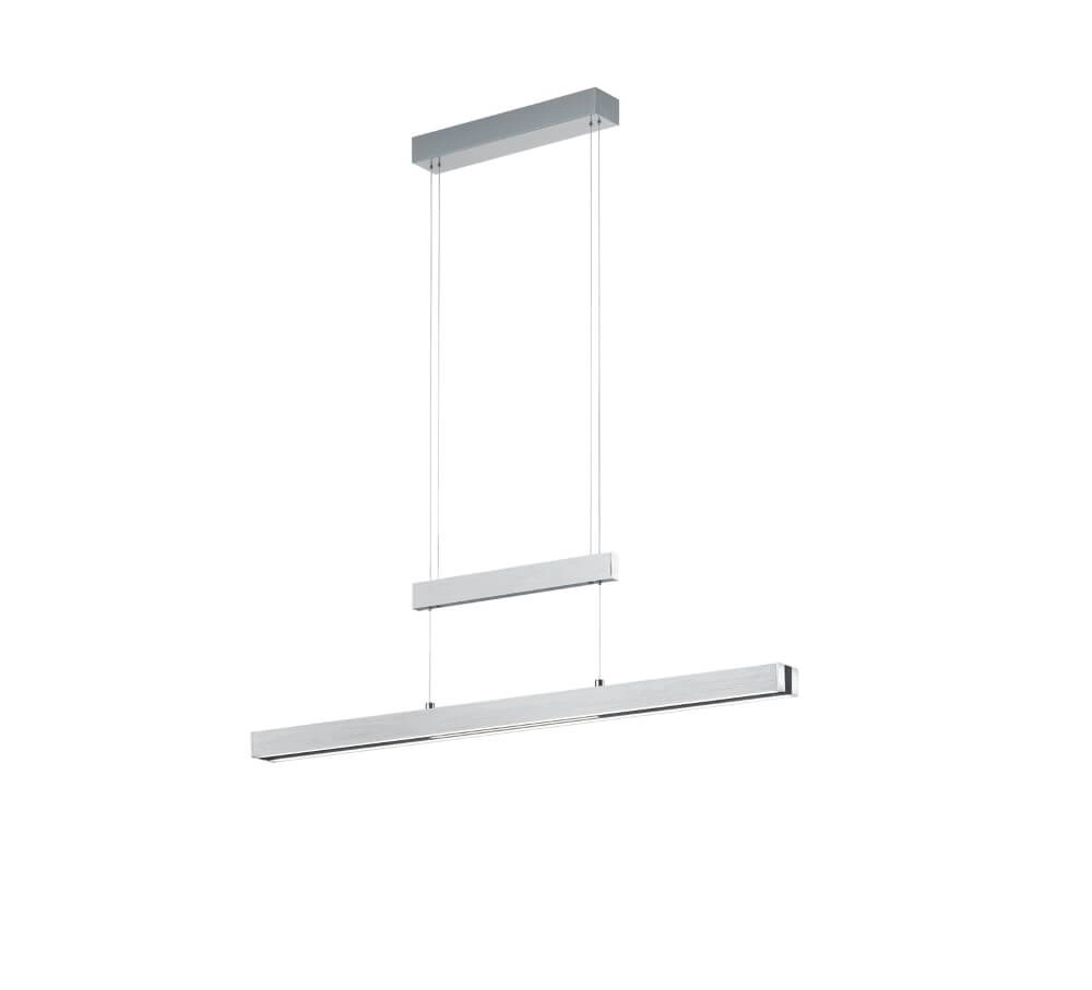Hanging lamp Trajan brushed metal