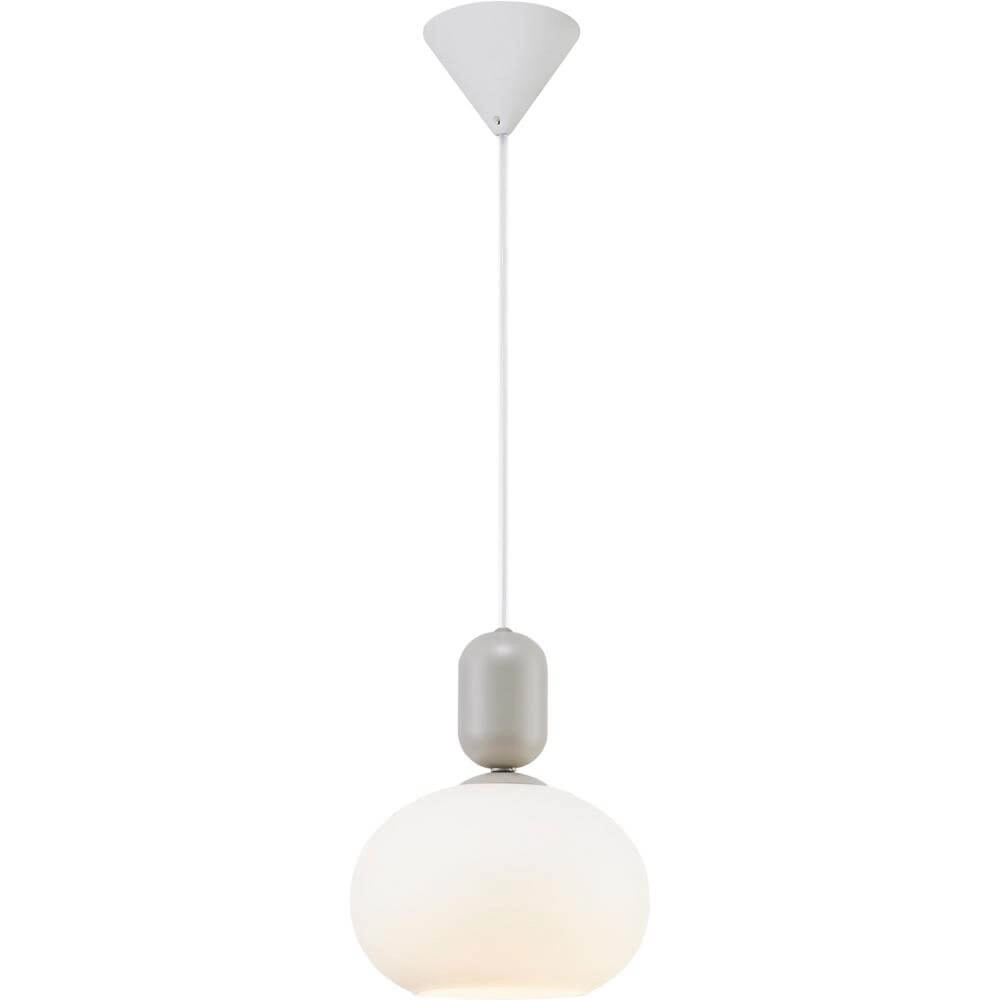 Pendant lamp Notti Grey with white