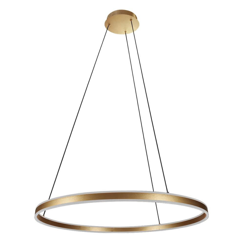 Design pendant lamp Ringlux gold Ø 80cm Steinhauer 8712746171587