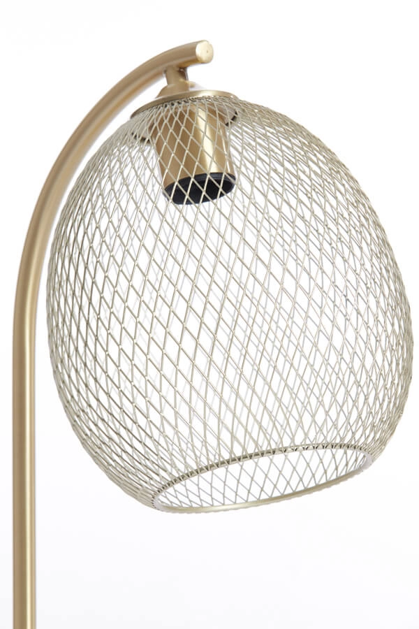 Golden table lamp Moroc Ø 20cm Light & Living 8717807686420