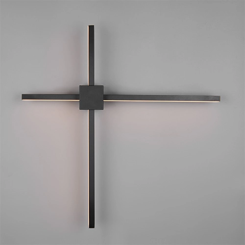 Modern wall lamp Cassino black 67.5cm Trio 4017807683202