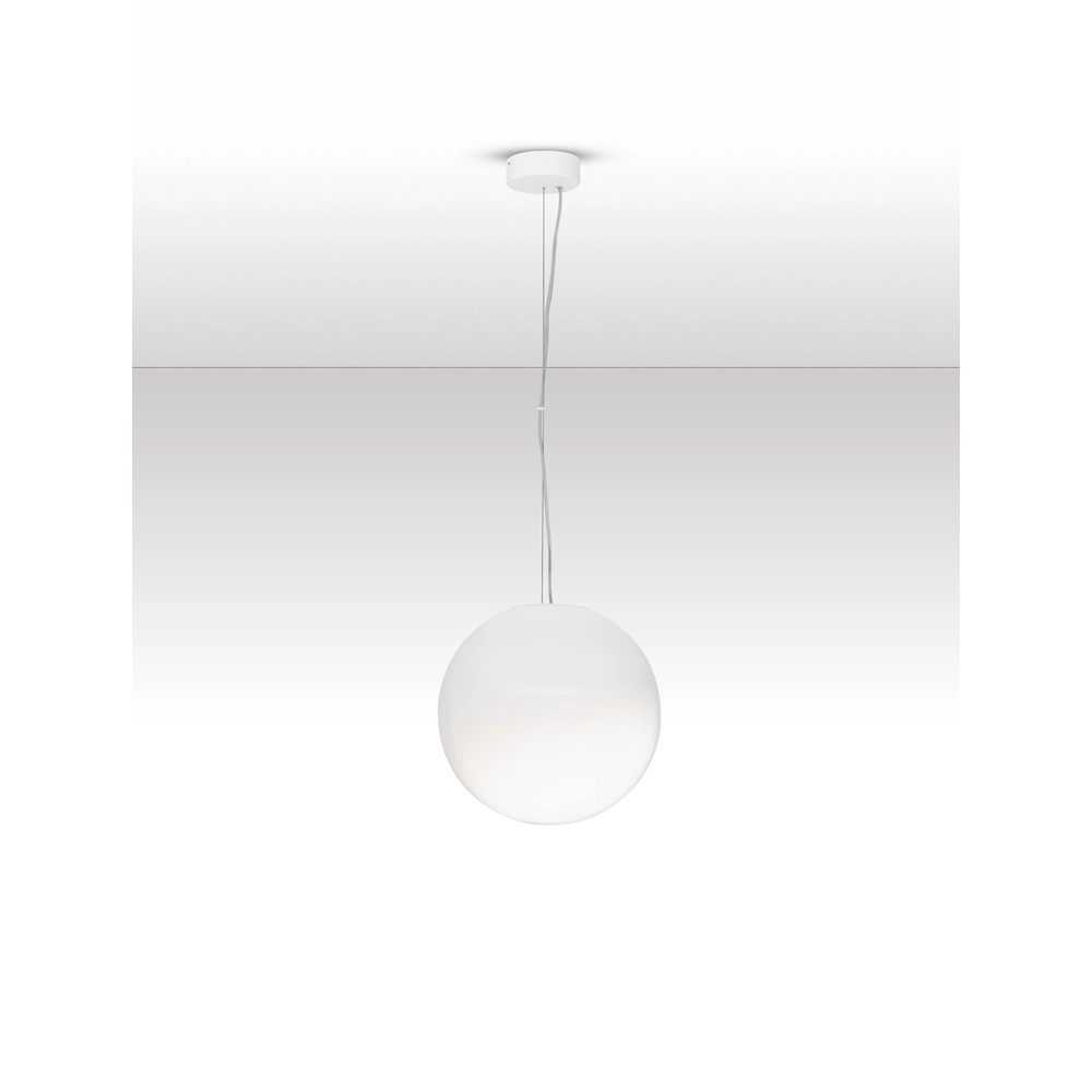 White pendant lamp Bolita bulb Ø 30cm Lyora 5212017483577