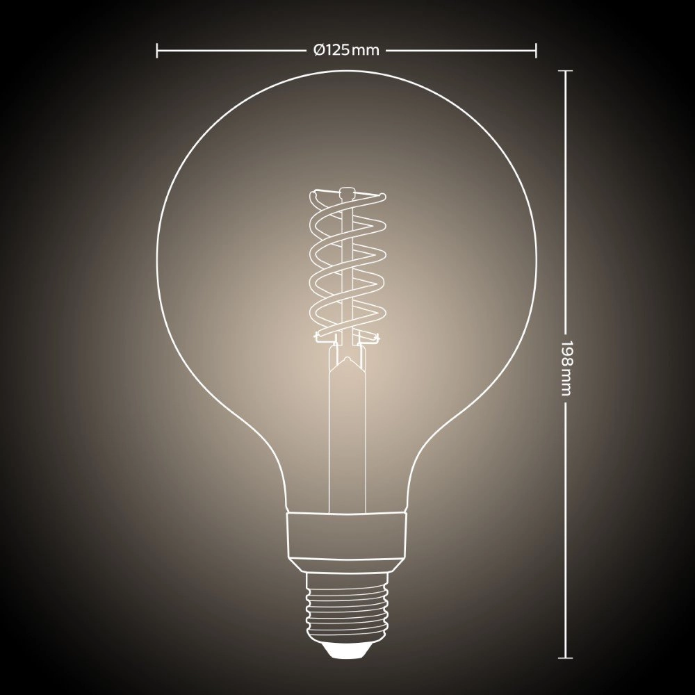 Light source Hue - E27 - 7W - White 12.5cm wide Philips 8719514343023