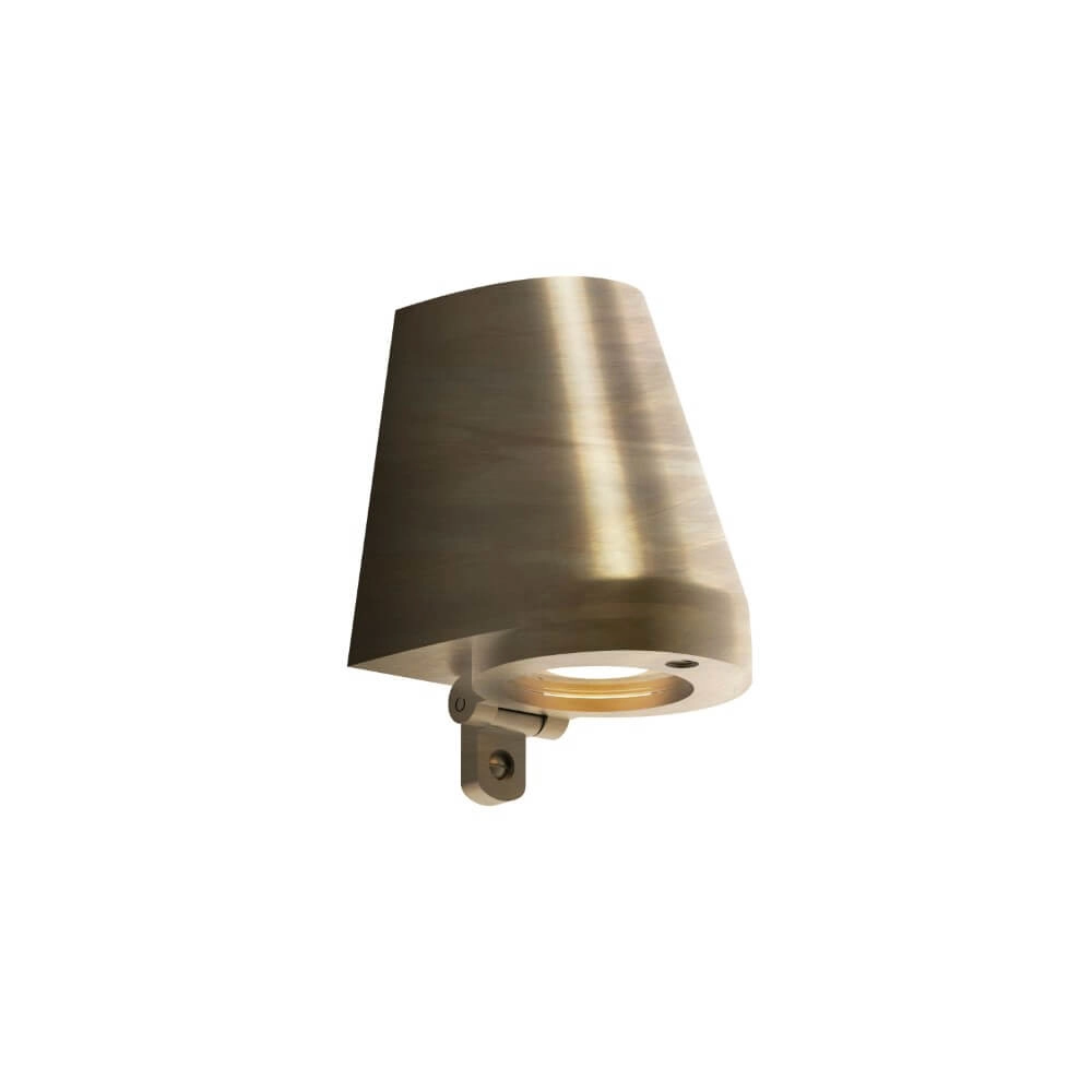 Outdoor lamp downlight Beamy Wall weathered brass