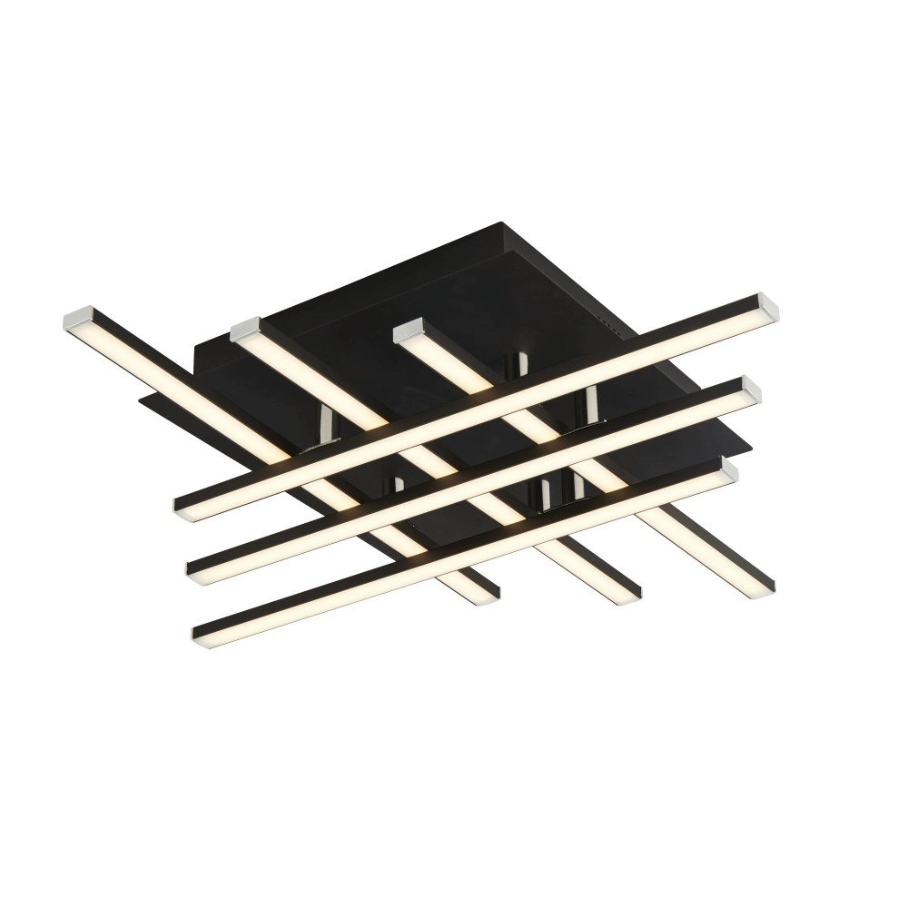 Led ceiling light Matrix 6-light black