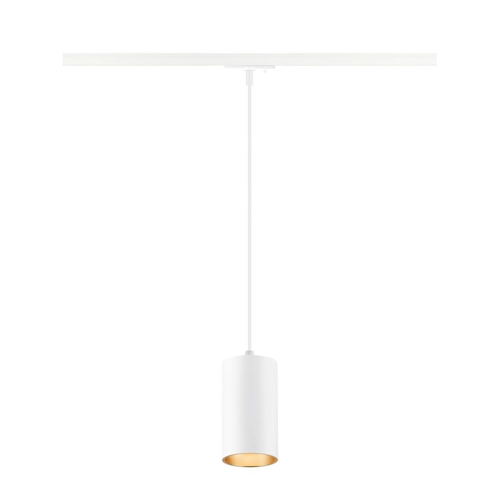 Pendant light for rail Asto Tube 1-phase white SLV 4024163306546