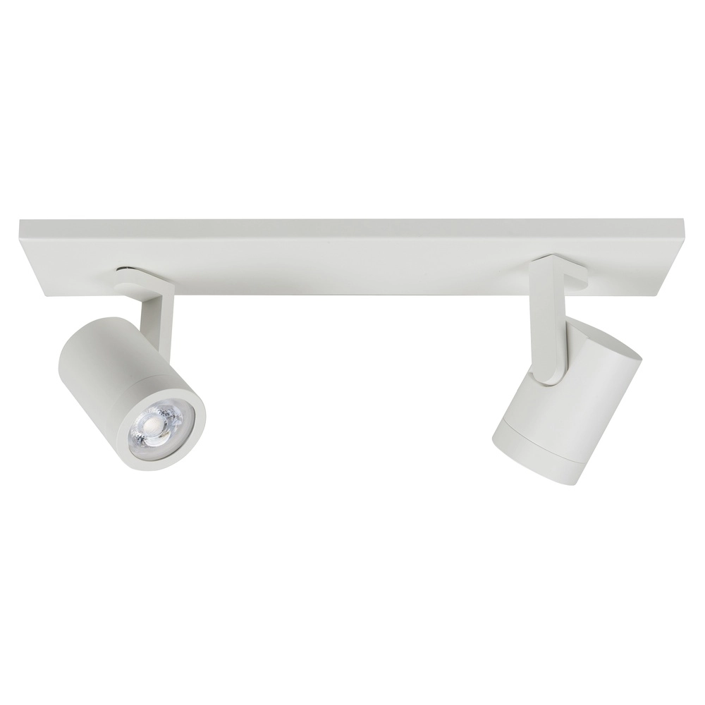 Surface-mounted spot Halo Spot White 2-light straight