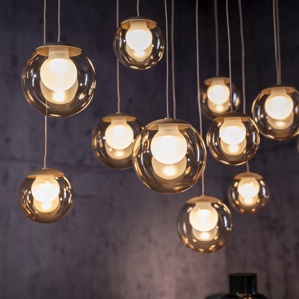13-light pendant lamp Pure Popup Bronce Paul Neuhaus 4012248398319