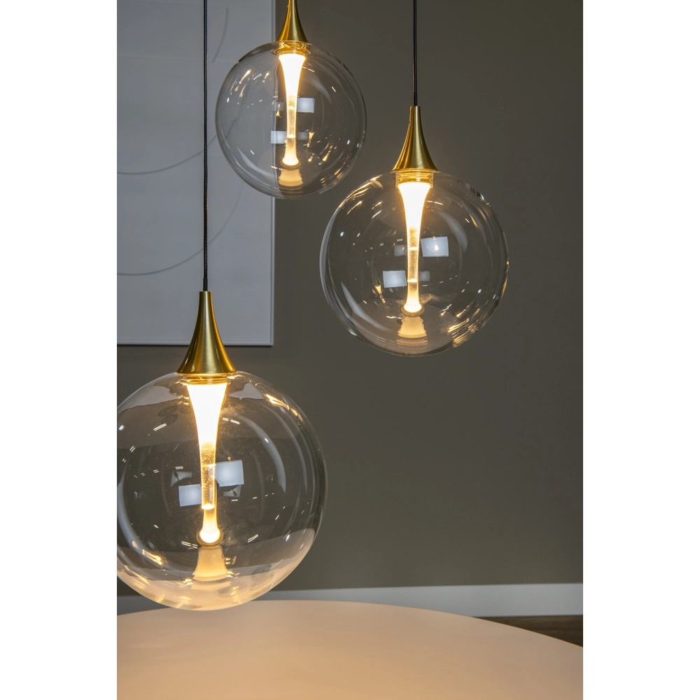 Design LED pendant light Gisela clear - 5x Ø 16cm Premium by Lucide 5411212134806
