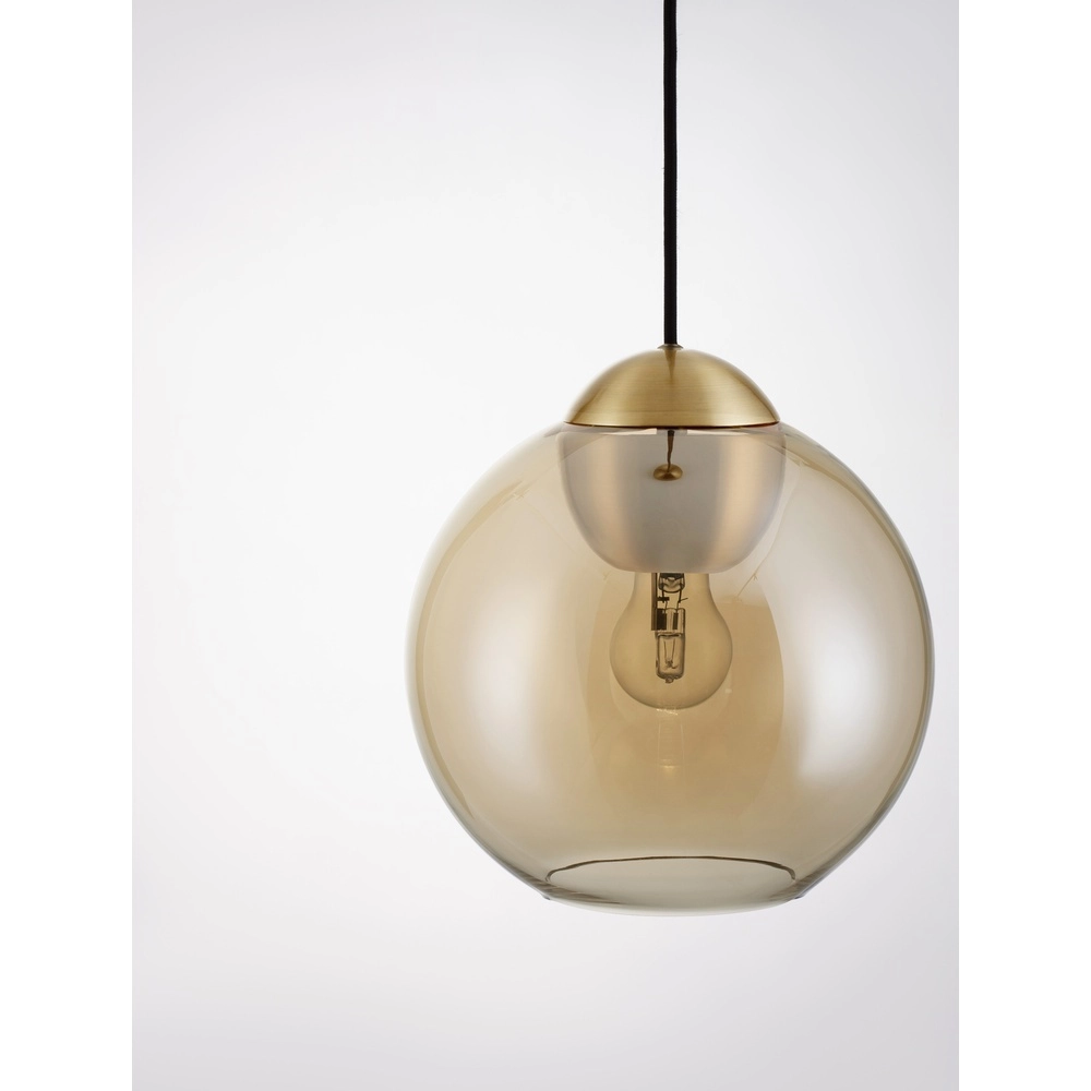 Design pendant lamp Midori Amber glass Lyora 5212017434241