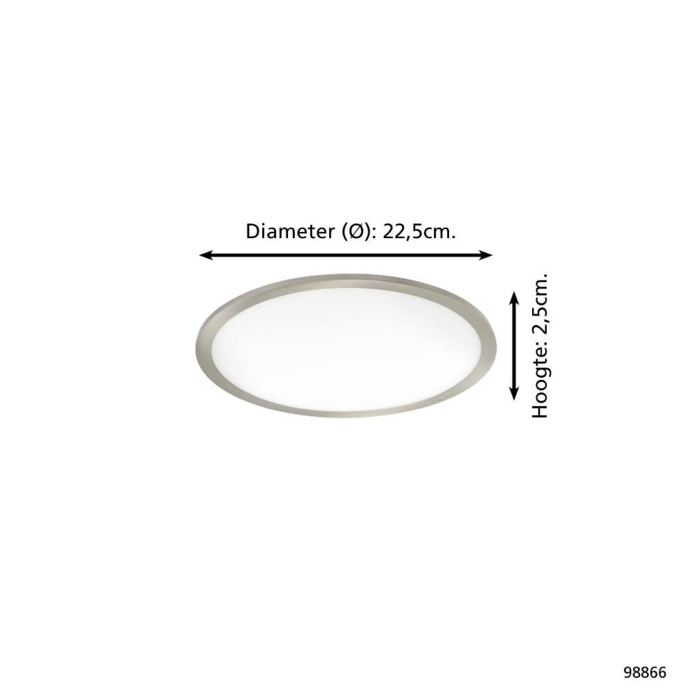 Recessed lamp Fueva Flex Stainless steel 3000K Eglo 9002759988661
