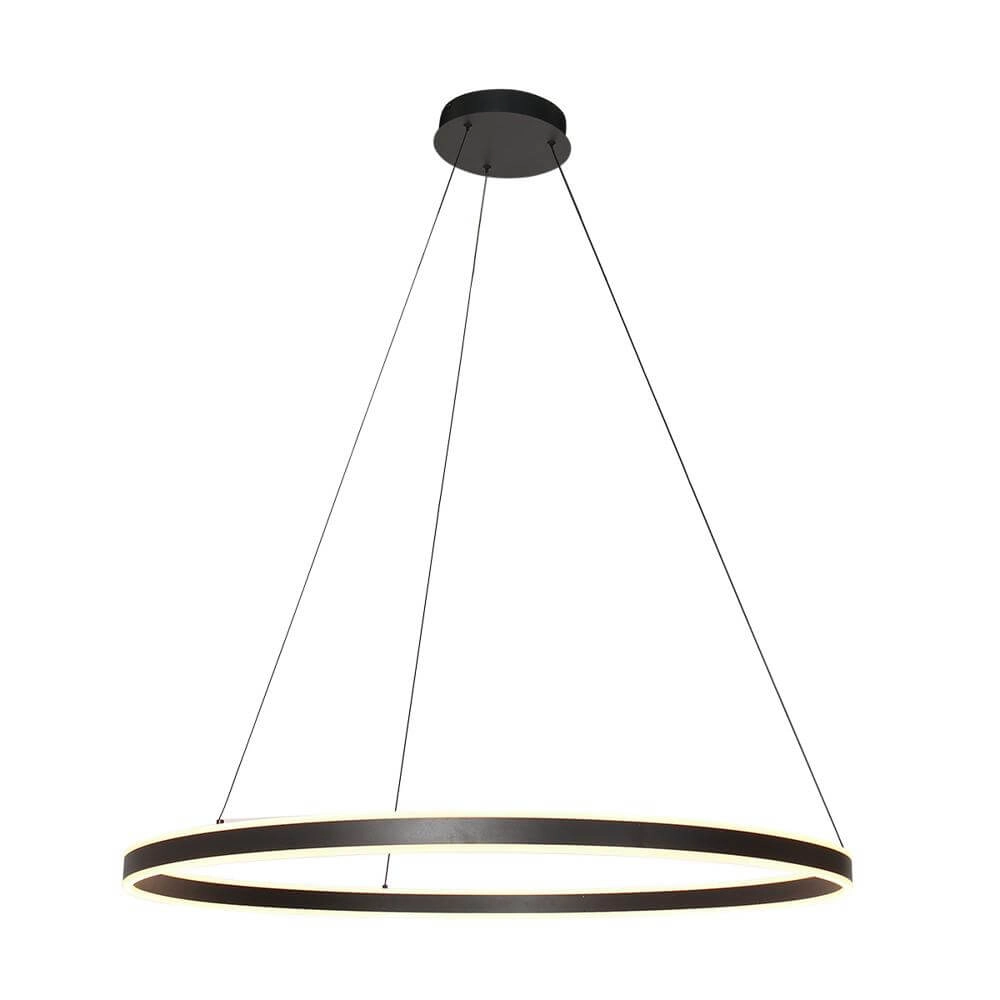 Design pendant lamp Ringlux black Ø 100cm Steinhauer 8712746171686