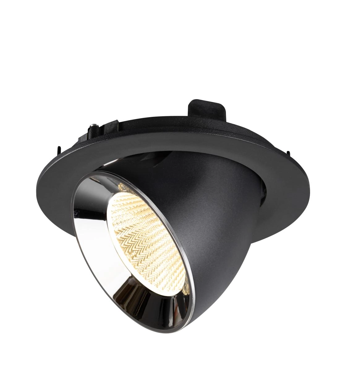 Recessed spotlight Numinos Gimble L black/chrome 3000K - 40deg SLV 4024163310284