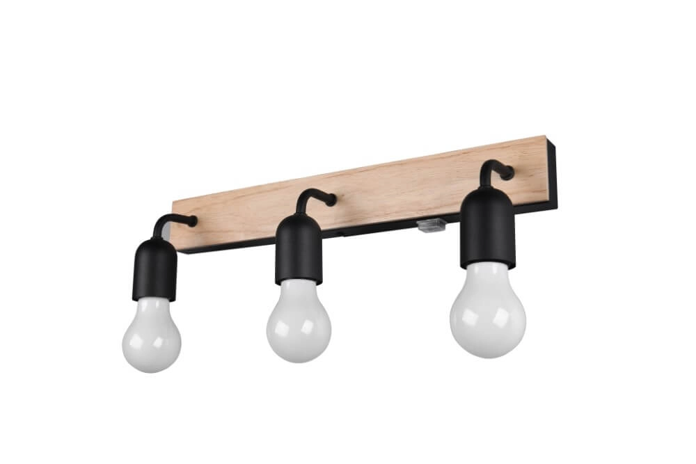 Country bathroom wall lamp Arturo 3x E27 Trio 4017807615685