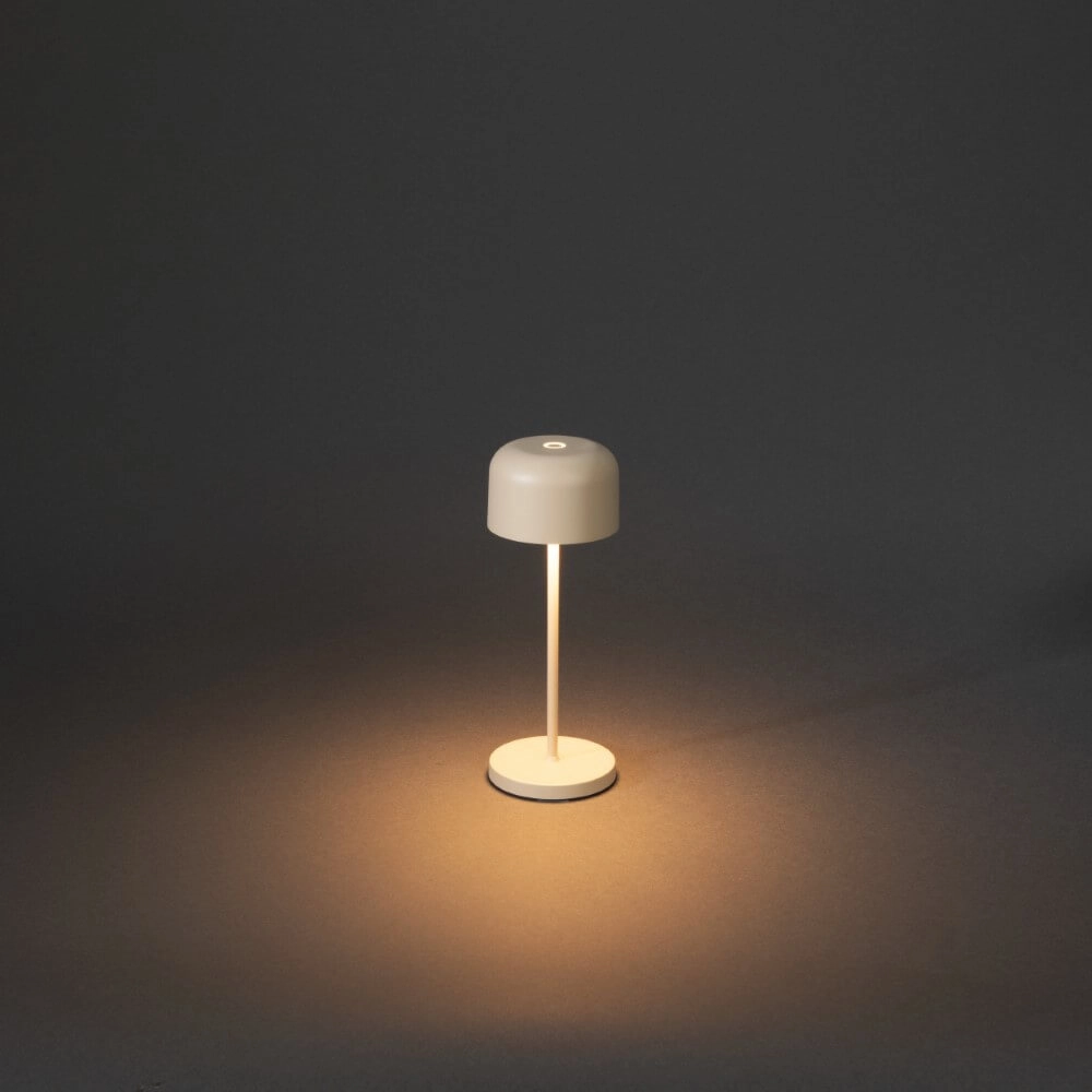 Rechargeable table lamp Lille mini Sand color KonstSmide 7318307835335