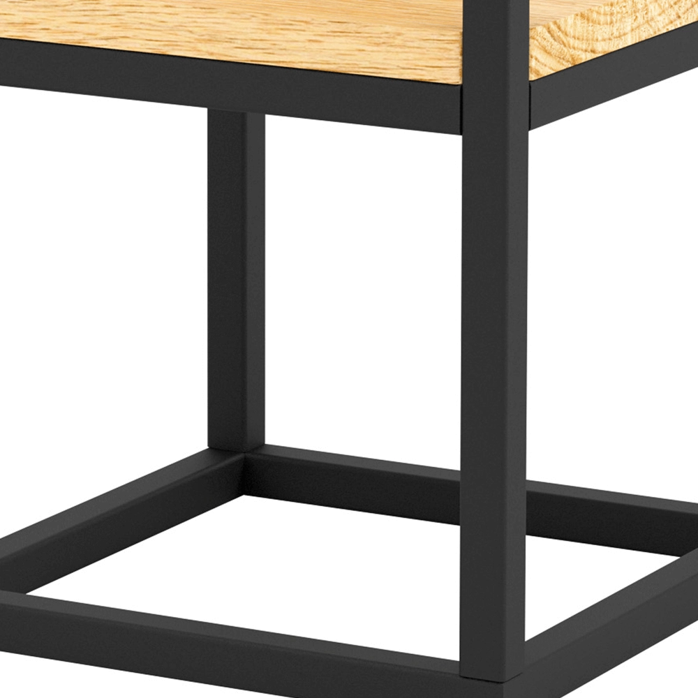 Table lamp Libertad black with wood Eglo 9002759997977