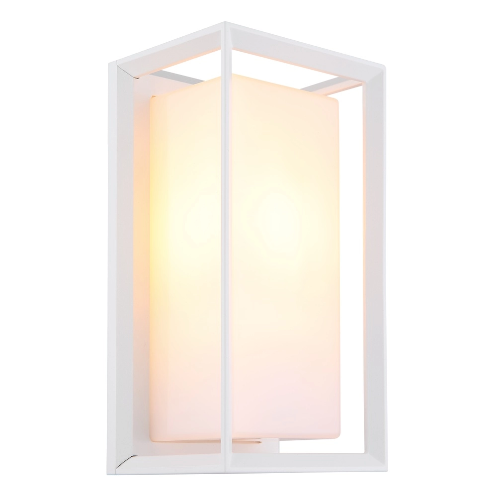 Outdoor wall lamp Logana white