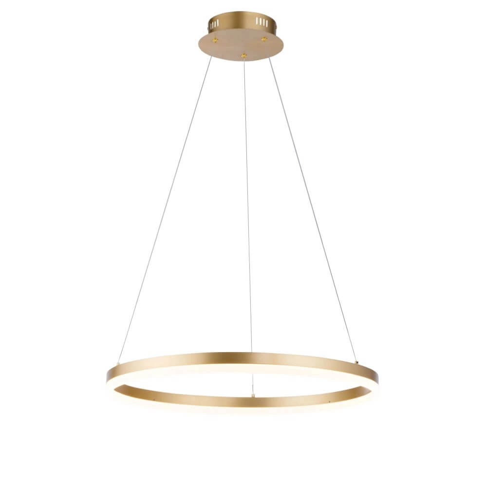 Modern pendant lamp Titus Ø 60cm antique brass Paul Neuhaus 4012248362853