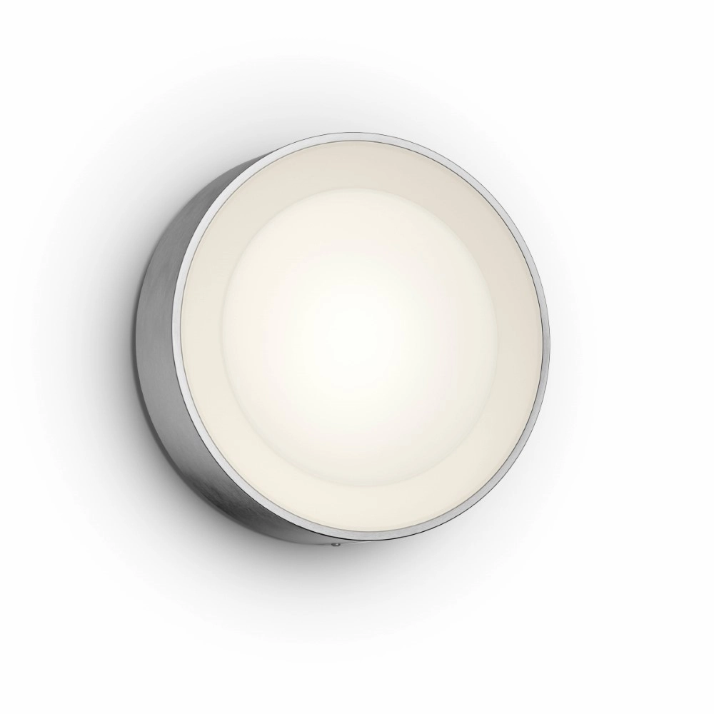 Round outdoor lamp Hue Daylo silver gray Philips 8718696174418