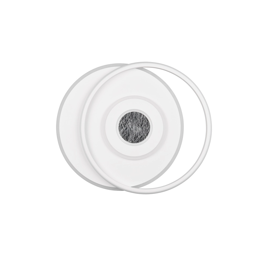 White ceiling lamp Nazar Round design Trio 4017807659658