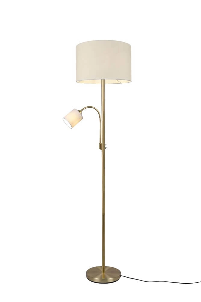 Floor lamp Hotel brassfarbig Trio 4017807494556
