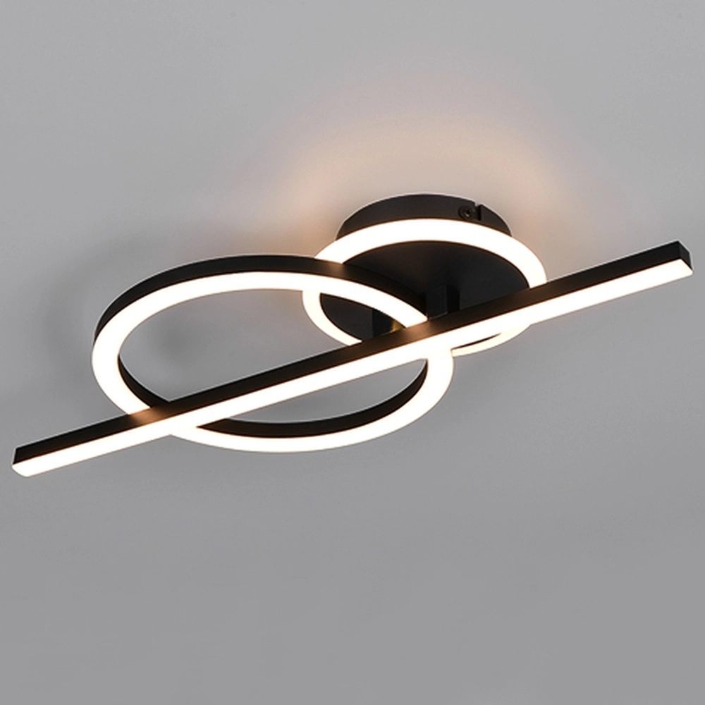 Ceiling lamp Welis Modern Black