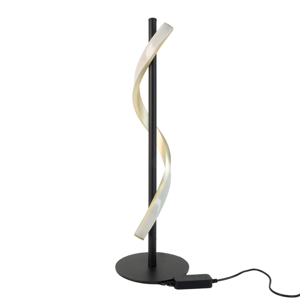 Table lamp Conaprato black with gold Eglo 9008606357376