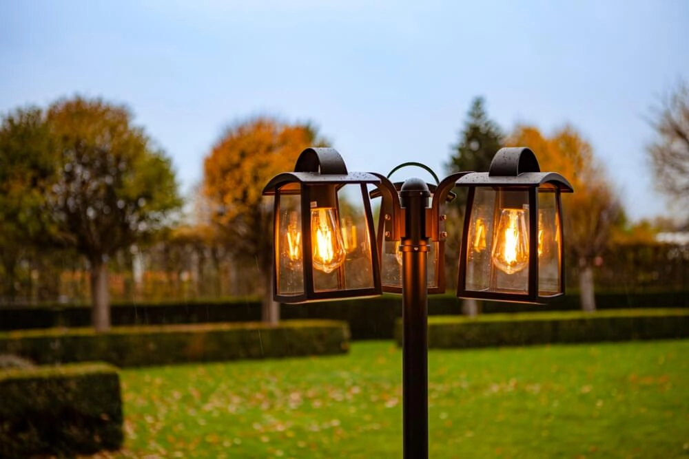 Nice garden lamp Kelsey black 3-lights Lutec 6939412070292