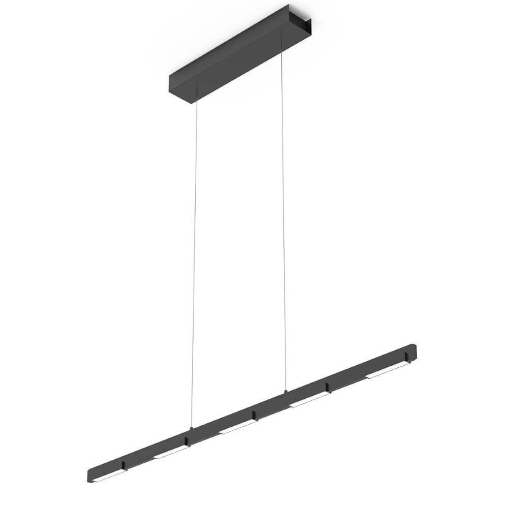 LED office hanging lamp Bloc black