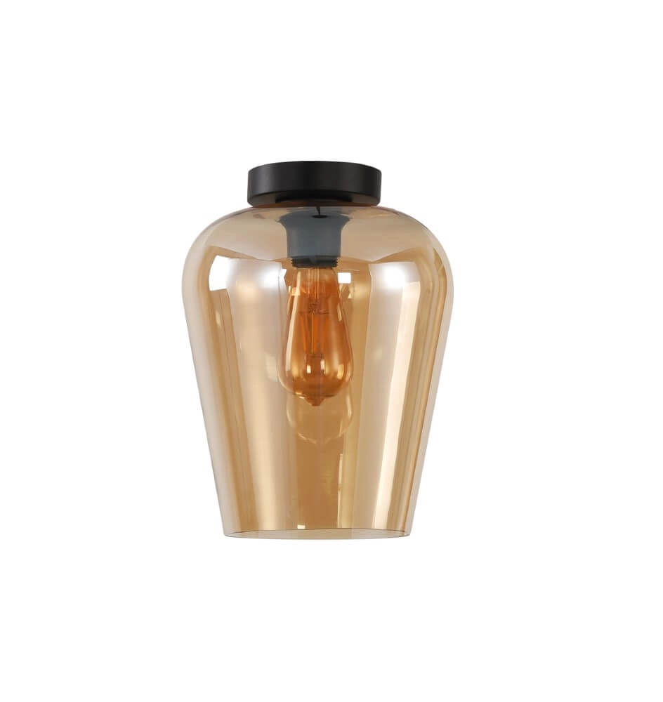 Ceiling light Tombo amber Ø 23cm Artdelight 8719831737697