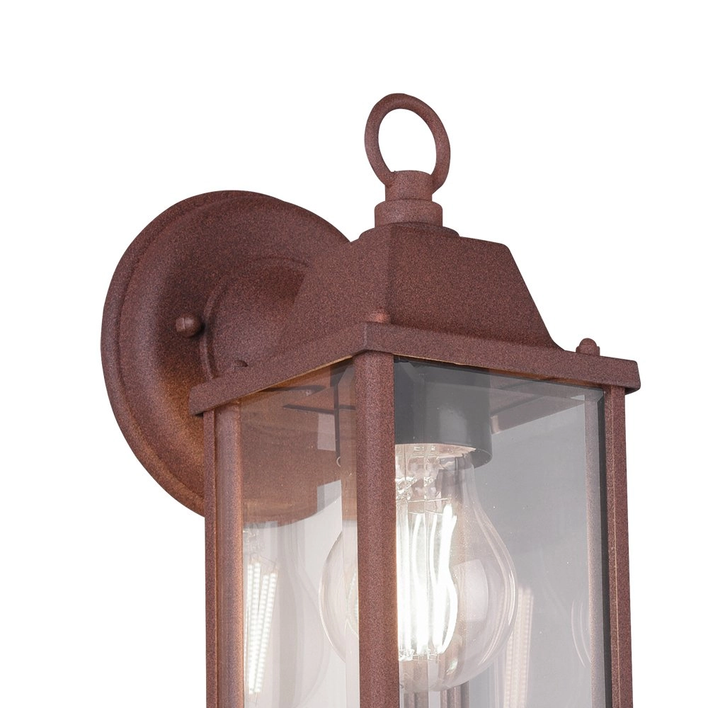 Veranda lighting Olona 29.5cm rust brown Trio 4017807442045