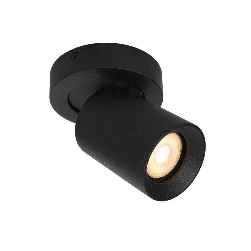 Round ceiling lamp Megano 1-light black