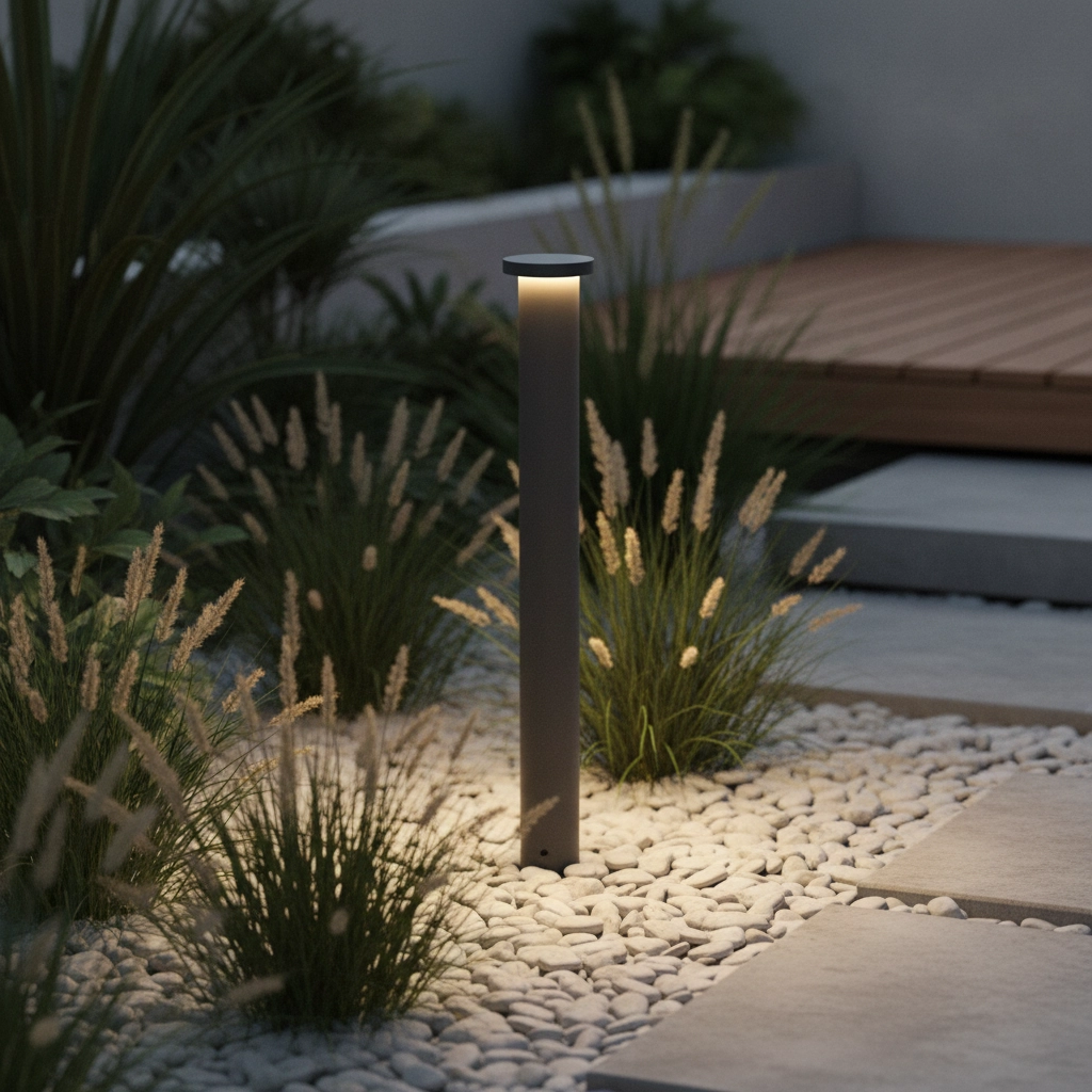 Modern path lighting Bast dark grey 65cm - 3000K