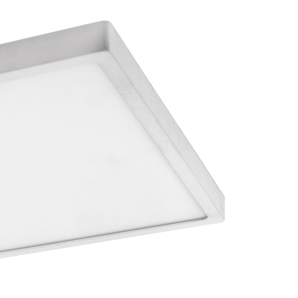 Ceiling lamp square Fueva 1 40cm - 3000K white Eglo 9002759972646