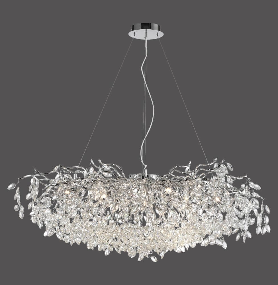Chandelier Ricicle 120cm chrome Paul Neuhaus 4012248382080