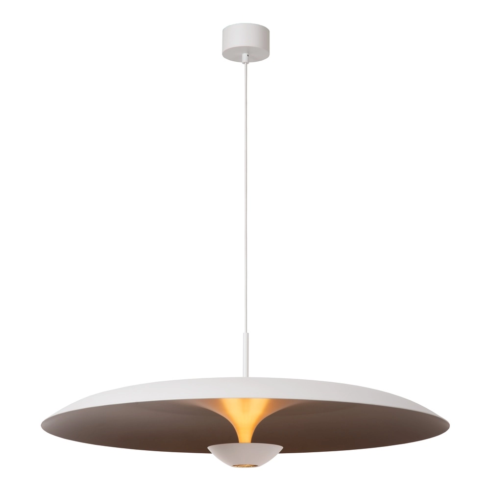 Design pendant lamp Kenneth white Ø 80cm