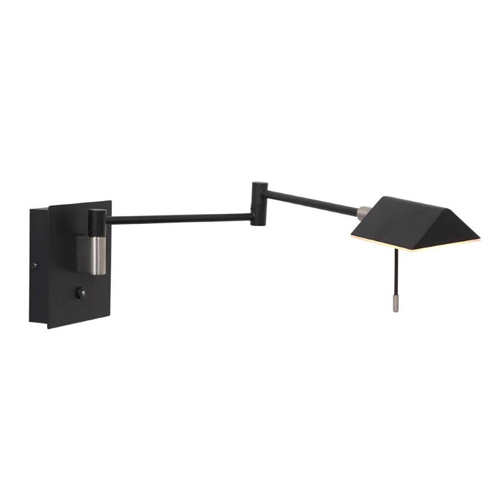 Black wall reading lamp Retina
