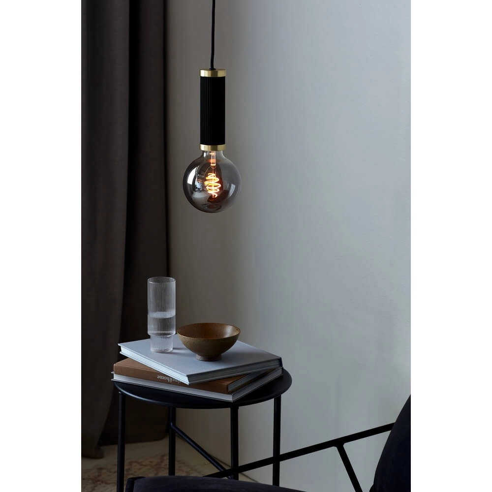 Hanglmap Galloway black with gold Nordlux 5704924001826