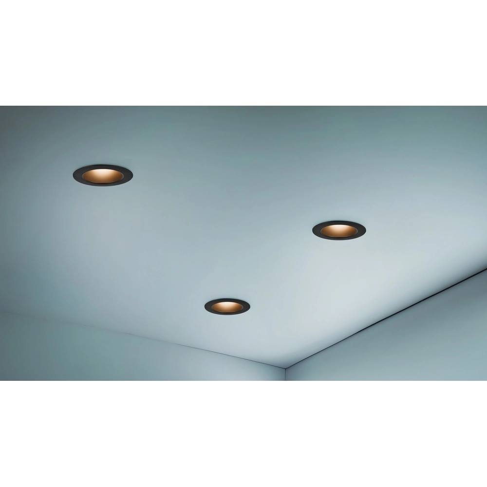 Recessed spotlight Virunga black Trio 4017807657944