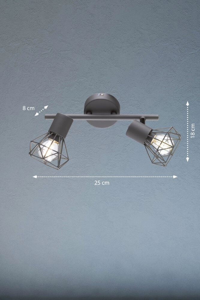 Trendy ceiling spot Ran 2-light Fischer & Honsel 4001133222655